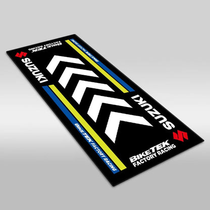 Motorcycle Display Carpet Suzuki Parking Mat Non Slip Garage Rug for Sports Racing Moto Electric Bike Entrance Home Decor