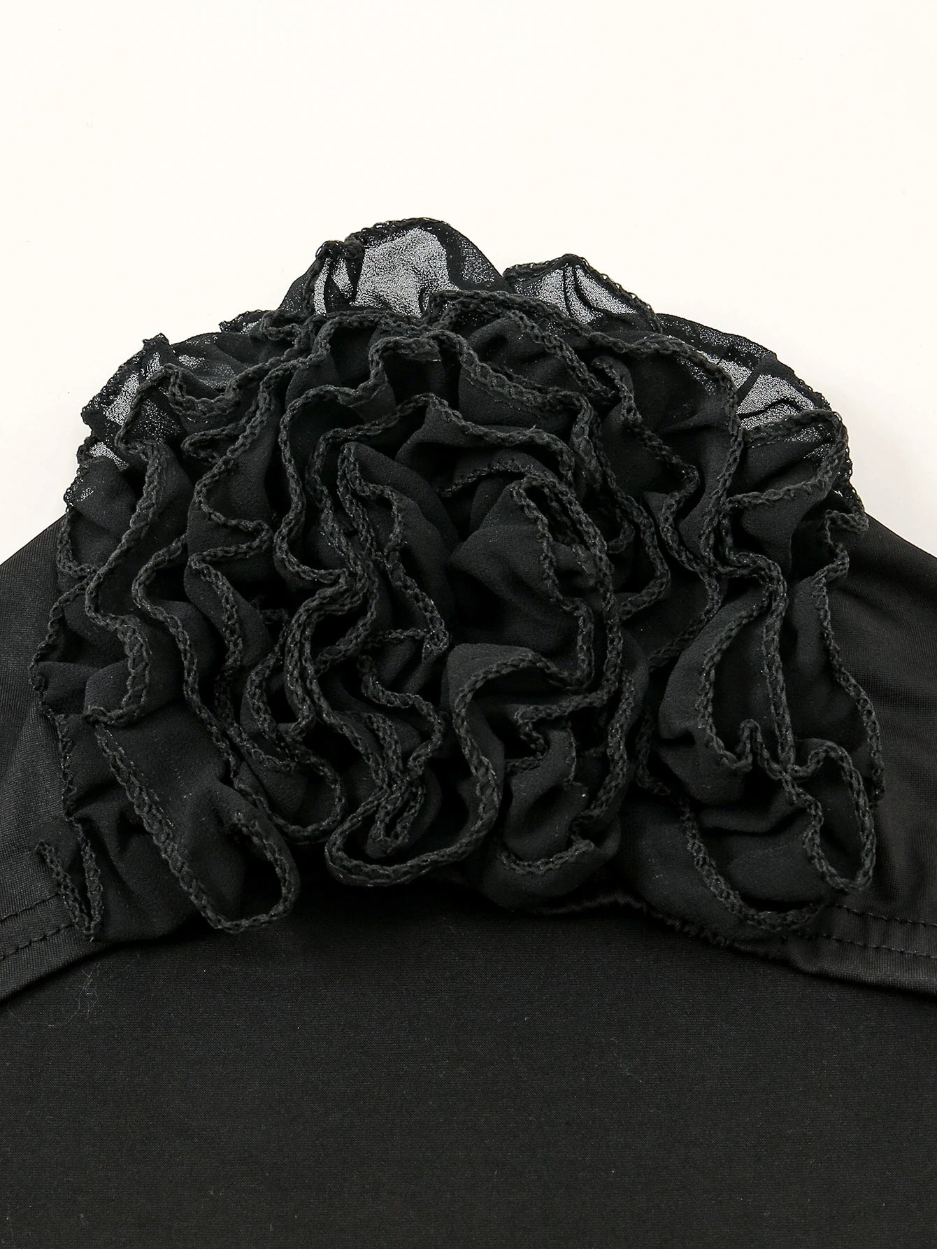 Muslim Women's Hijabs with Lace Chiffon Panhua Solid Color Thin Bottom Hat Islam Head Wrapping Tie Back Turban Female Headband