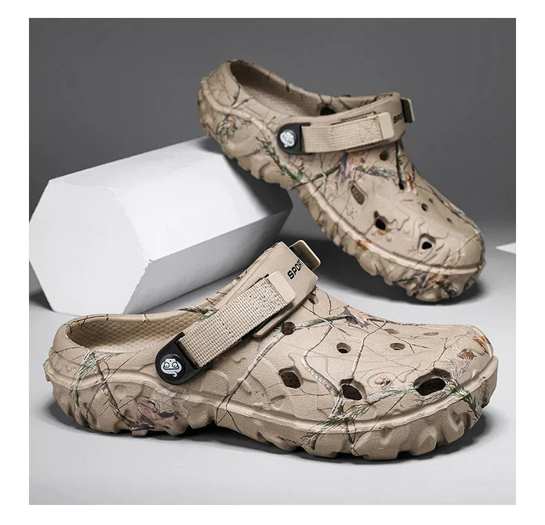 Men Slippers Summer Sandals EVA Platform Garden Shoes Unisex Flat Shoes Women Bedroom Slides High Quality Lightweight Beach