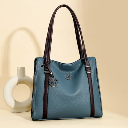 Soft Leather Luxury Handbags Women Bags Designer Shoulder Sac Ladies Large Capacity Top-Handle Bags Shopping Tote Bag Sac A Main