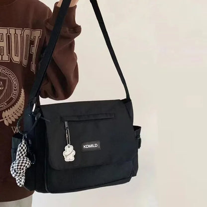 Top Quality Oxford Diagonal Cross Bag Youth Fashion Casual Version Ladies Canvas Shoulder Bag Solid Color Women Messenger Bags