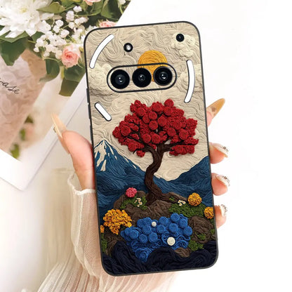 Casing For Nothing Phone (3a) A059 Cover For Nothing Phone 3a Case Silicone Cute Cat Fashion Butterfly Funny Painted