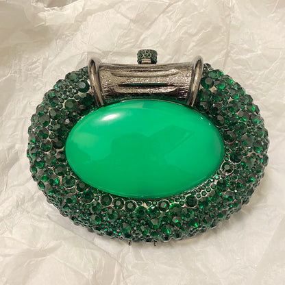 Large Stone Hard Metal Evening Clutch Bag Crystal Women Bags Luxury Designer Fashion  Party Banquet Clutch Purse Diamond Handbag