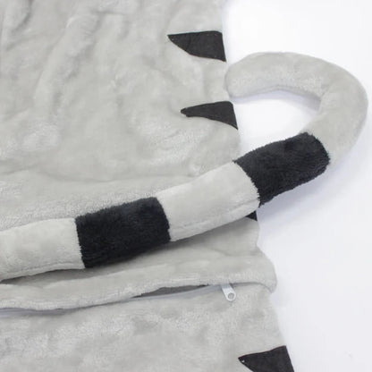 Winter Cat Pajamas Onesie Adults Kigurumi Unicorn Animal Sleepwear Slipper Onesies Women Men Kids Flannel Nightwear Home Clothes