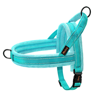 Winter Warm Soft Padded Dog Harness No Pull Dog Harness Vest Reflective Adjustable Pet Training Vest For Small Medium Large Dogs