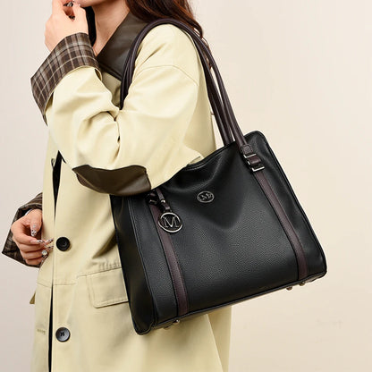 Soft Leather Luxury Handbags Women Bags Designer Shoulder Sac Ladies Large Capacity Top-Handle Bags Shopping Tote Bag Sac A Main