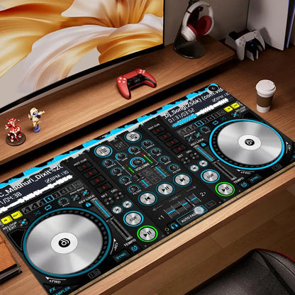 Radio Dj Workbench Large Gaming Mousepad Keyboard Gamer Mouse Pad on The Table Speed Desk Mat Anime 900x400 1000x500 Mouse Mat