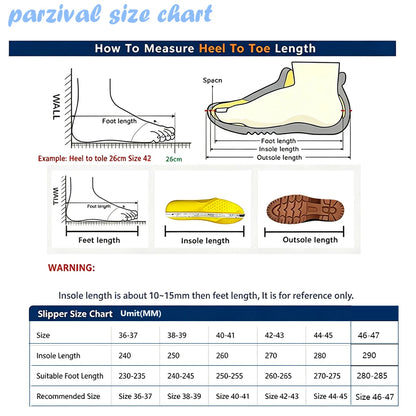 New Men's Slippers Outdoor Soft Thick Sole Slides Breathable Sandals Non-Slip Bathroom Slippers Lightweight Summer Beach Sandals