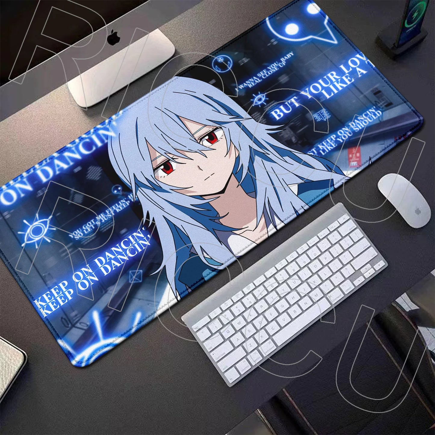 HD Printing Anime EVA Mouse Pad Keyboard Rug Kawai Rubber PC Accessories Non-Slip expand Desk Mat XXL carpet protective pads