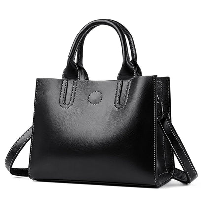 Luxury Female Trend Vintage Tote Bag High Quality Leather Crossbody Shoulder Bag Women Brand Designer Large capacity Handbag
