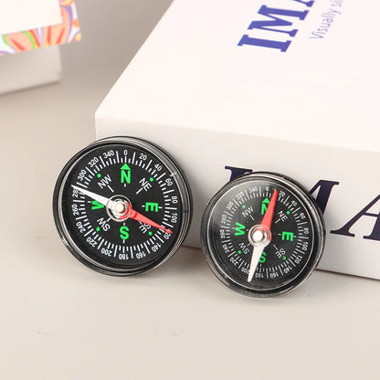 35/40MM Handheld Compass ABS Camping Pocket Compass Portable Navigation Climbing Riding Children Gift Outdoor Survival Gear