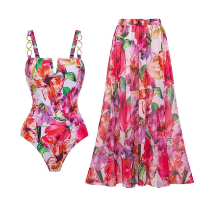 2026 New 2Pcs Solid Swimsuit Bandeau Biquini Sexy Bikini Women Swimwear Push Up Swim Suits Female Sarong Bathingsuit Beachwear
