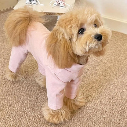 Warm Elastic Pet Jumpsuit Breathable Windproof Pet Four Legged Pants Soft Comfortable Dog Base Shirt Small Medium Dogs