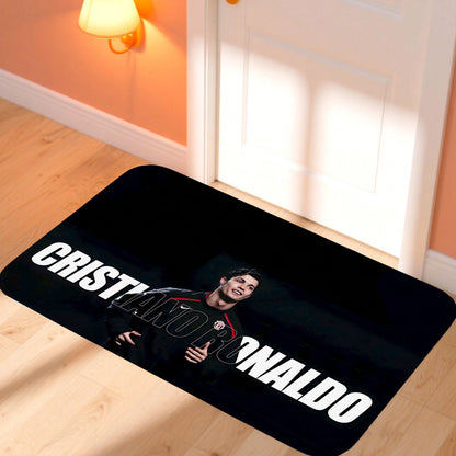 C-CristianoS R-Ronaldo CR7 Doormat Kitchen Rugs for Bedroom Front Door Mat Non-slip Pad Room Decoration Motorcycle Carpet Home
