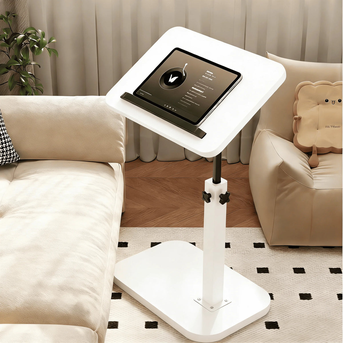 Office Desk & Computer Workstation — A Portable, Adjustable Side Table/Folding Desk Suitable for Home Offices, Coffee Tables, Bedside Use, and Sofas; Ideal for Office Reception Areas, Workspaces, and as a Gift for Holidays