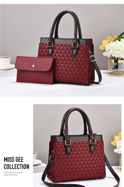 Elegant Women Shoulder Bag PU Leather Ladies Messenger Bag Fashion Single Totes Bag Korean Luxury Lady Handbags Bolsa Feminina