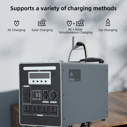 Factory 5kw Camping Tragbare Power Station Lifepo4 Battery Portable Solar Generator Industry Waterproof Powerstation 5000w