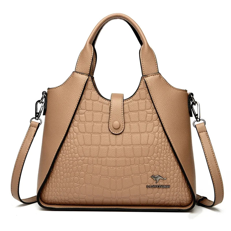 Luxury Designer Handbag Brand High Quality Soft Leather Bags 2024 Sac Crossbody Shoulder Bag For Womens Casual Tote Bag Bolsos