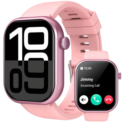 Unisex Multifunctional Smart Watch - 2.01" HD Screen, Wireless Call, Camera Control, Music Adjustment, Sports Functions, Custom