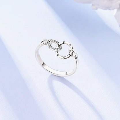 Original 925 Sterling Silver Ring Sun Star Moon Love Bowknot Sunflower Ring For Women Wedding Anniversary Ring Jewelry Gift