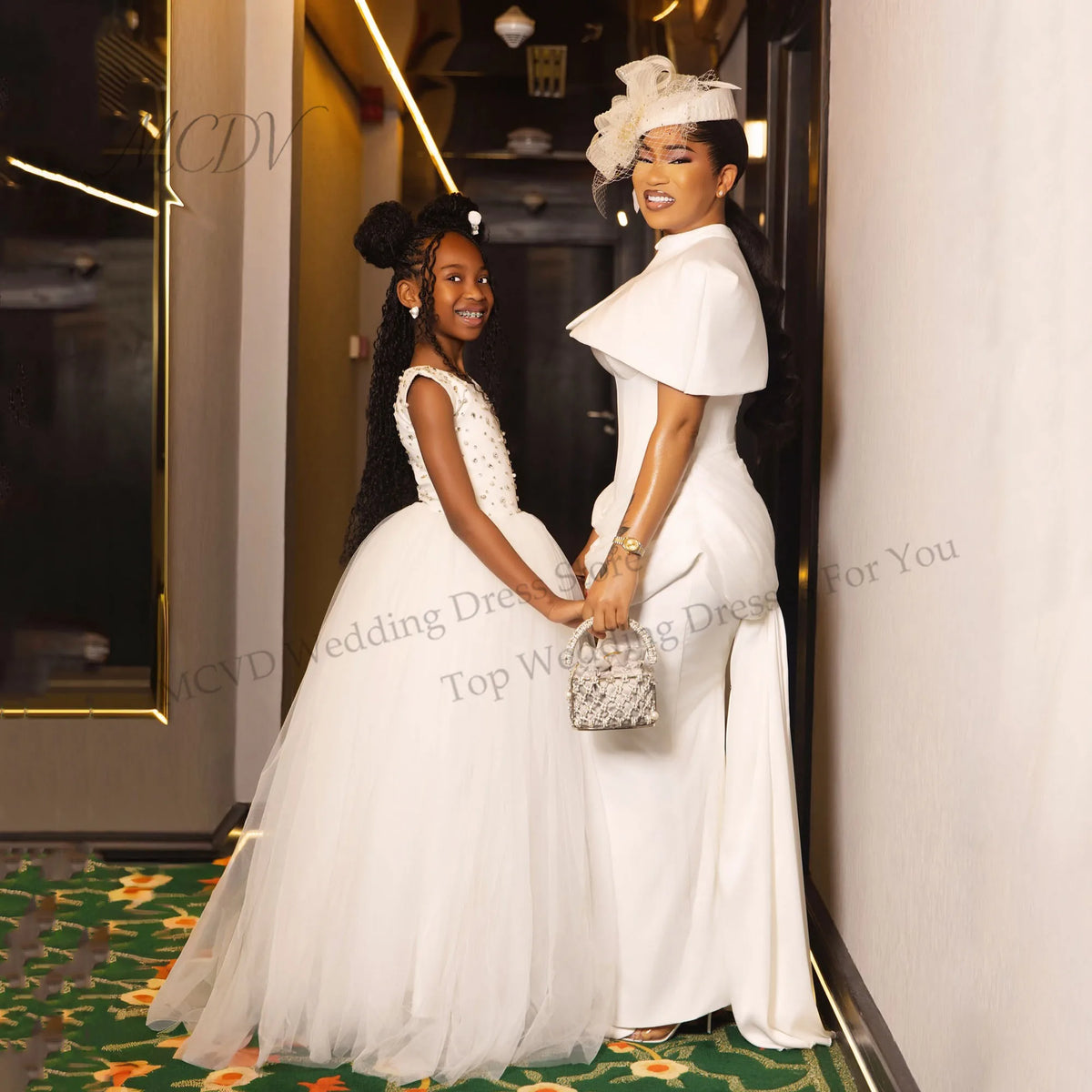 Satin Bride Gowns African Detachable Cape Ruched Nigerian Civil Wedding Engagement Dresses Straight Reception Gown Customized