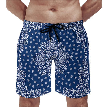 Customizable Bandana Beach Couple Swimsuits Men Casual Beach Pants Women Bikinis Brand New Design