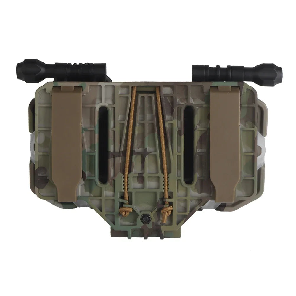 Tactical Militar Outdoor Survival Compass for MOLLE Mobile Phone Holder Navigation Board Foldable Admin Panel Hunting Vest Gear