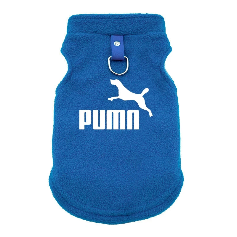 Dog Clothes harness vest Small Soft Fleece Coats Autumn Winter Warm Dogs Pets Clothing Brand Pullover