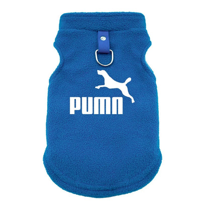 Dog Clothes harness vest Small Soft Fleece Coats Autumn Winter Warm Dogs Pets Clothing Brand Pullover
