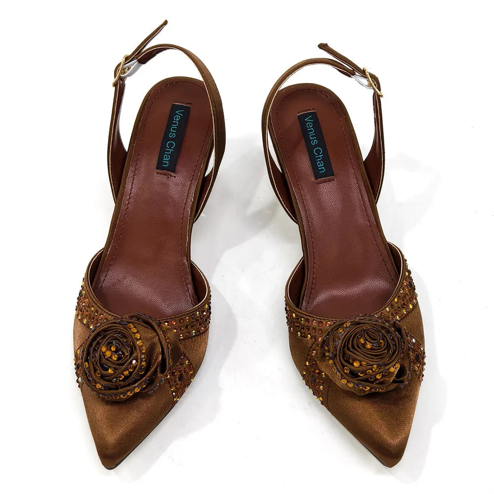 Doershow Beautiful High Quality African Style Ladies Shoes And Bags Set Latest Silver Italian Shoes And Bag Set For Party