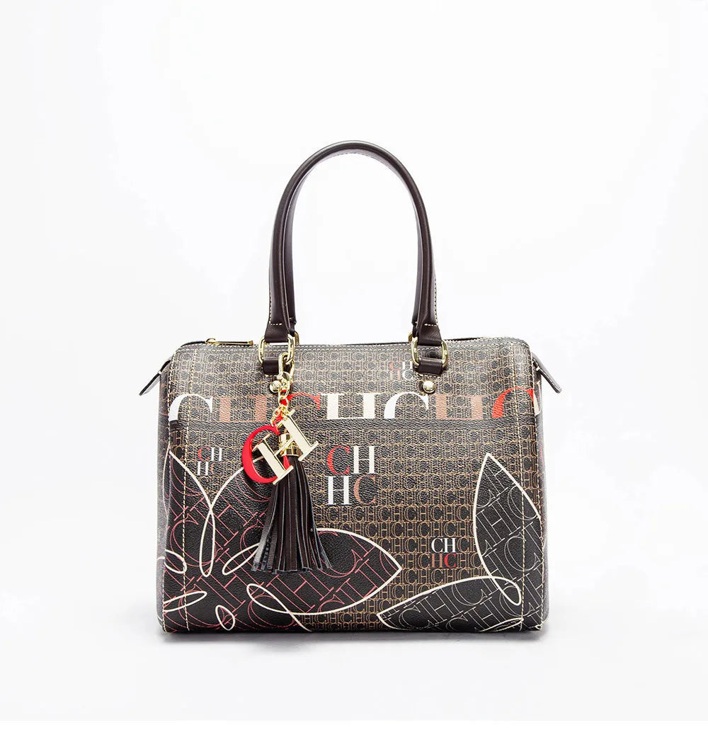 CH Luxury Brand Ladies Bucket Bag Designer New Ladies Large Capacity Exquisite Floral Pattern Travel Banquet High Grade Handbag