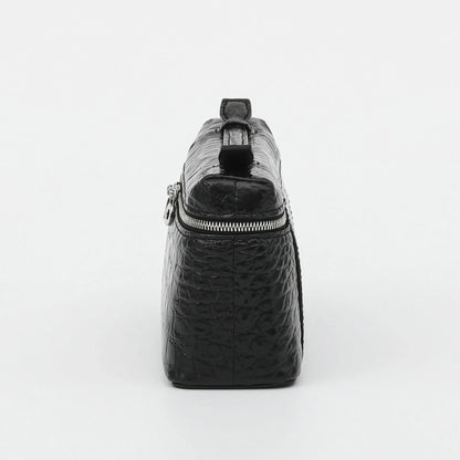 Shoulder Bag Handbag women Luxury Women's Crocodile Embossed Mobile Phone Handbag Brand New LP19 Genuine Leather Mini Small size