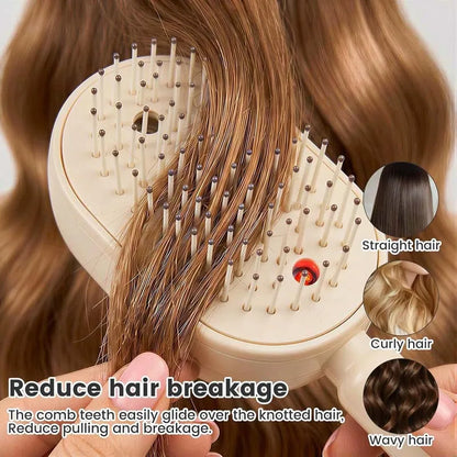 Hair Care Spray Massage Comb Vibration Scalp Massage Hairbrush Head Massager Hair Sprayer Atomizing Brush Hair Oil Applicator