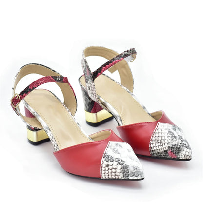 2025 Italian Shoe and Bag Set for Party In Women Luxury Shoes Women Designers Nigerian Women Party Pumps High Heels Sexy Ladies