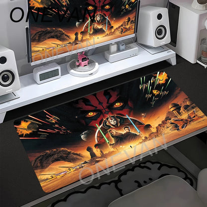 Star Wars Larger Mouse Pad XXL 900x400 Speed Pc Computer Keyboard Desk Mat Gaming Accessories Mousepad Durable Non-slip Mats