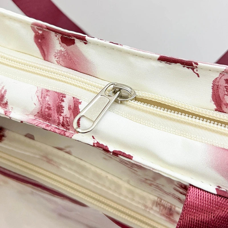 New Sweet Cute Ulzzang Y2K Ita Bags Subculture Dopamine Transparent Display Cool Tote Bag Aesthetic Lace DIY Badge Shoulder Bag