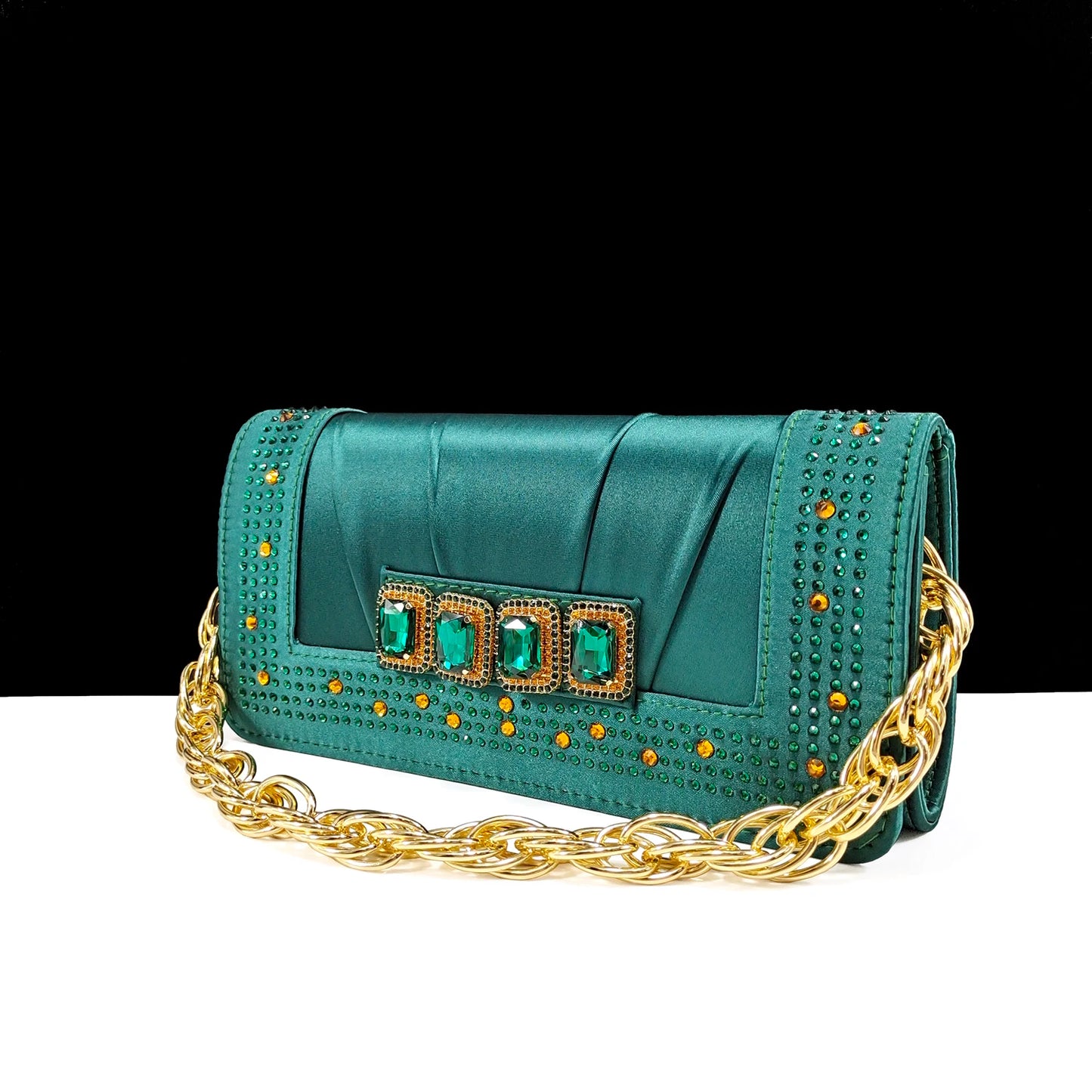 QSGFC 2026 Summer New Design Specials Italian Women Shoes and Bag Set Sky Blue Color Comfortable Low Heels With Rhinestone