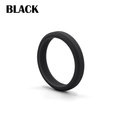 1pc Sports Hypotenuse Silicone Ring 7 Color for Women Wedding Rubber Bands Hypoallergenic Flexible Finger Rings