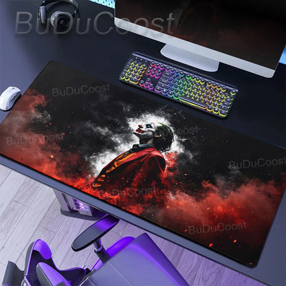J-Jokers Popular Movies Mousepad HD Printing Computer Gamers Locking Edge Non-slip Mouse Pad XXL Non-Slip Keyboard PC Desk Pad