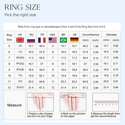 0.5-2CT Classic Real Moissanite Diamond Wedding Rings For Women Gift Real 925 Sterling Silver Top Quality Fine Jewelry
