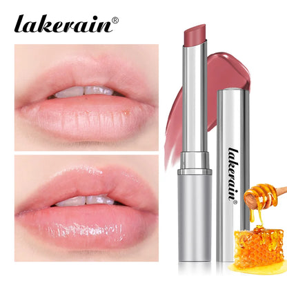 Lakerain Nearly Lipstick Lip Balm Natural Color Creamy Texture Long Lasting Moisturizing  Nourishing Lip Care Gloss Cosmetic