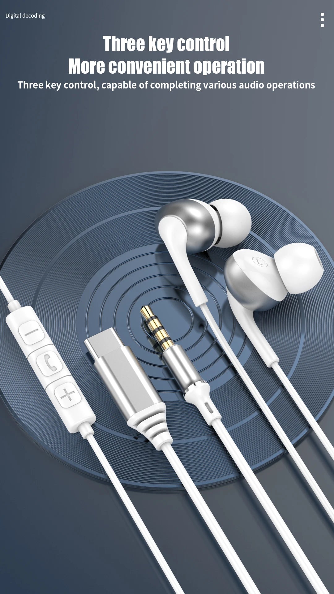For Samsung Wired Headphones in Ear USB Type C Earphones 9d HiFi Stereo Earbuds For Galaxy S26 S25 S24 S23 S22 S21 Ultra A56 A54