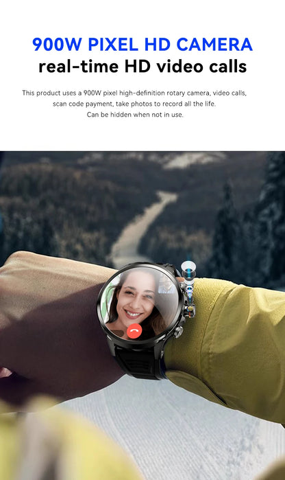GoldenSpike H18 Pro Smartwatch Men Women GPS WIFI 5G Smart Watch Rotary Camera NFC App Download 256GB Storage Rom Amoled Screen