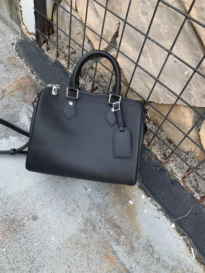 Genuine Grade Leather Women's Shoulder Crossbody Bag Luxury Designer Brand Female Handbag Fashion Soft Cowhide Ladies Boston Bag