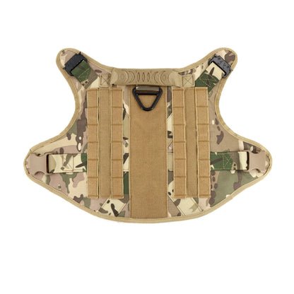 Tactical Dog Harness Leash Set for Large Dogs Military Harnesses for Training Walking Hunting Pet Vest Handle No Pull Malinois