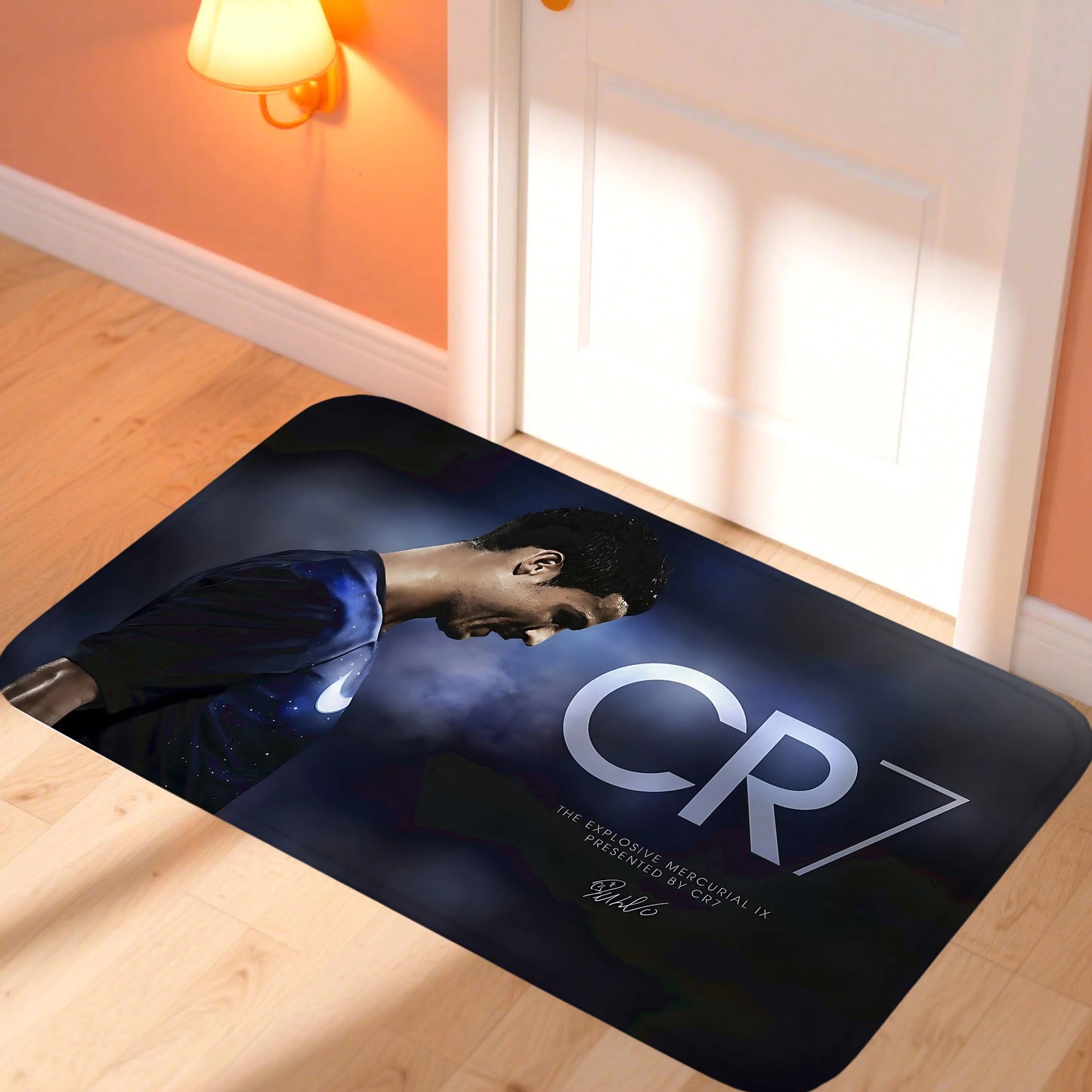 C-CristianoS R-Ronaldo CR7 Doormat Kitchen Rugs for Bedroom Front Door Mat Non-slip Pad Room Decoration Motorcycle Carpet Home