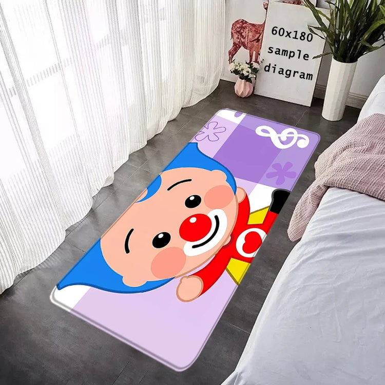 Cartoon Foot Rug Welcome Floor Mat for Entryway Plim Plim Bathroom Hallway Carpet Kitchen Water Adsorbed Rugs Fluffy Home Decor