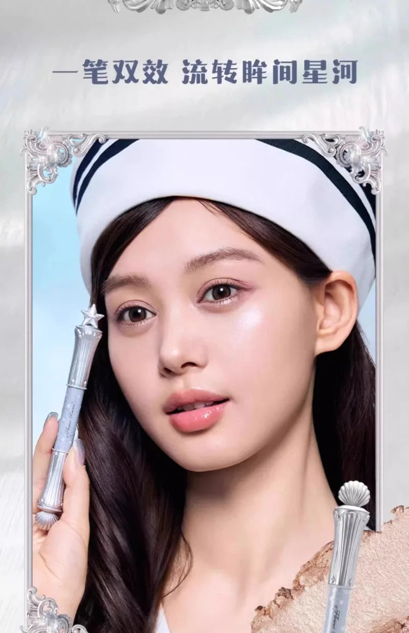 Makeup Set Flower Knows Shell Pearl Bunny Garden Setting Powder Lip Gloss Blush All In One Baking Powder Glitter Highlighter Kit