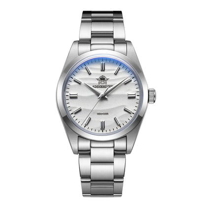 ADDIESDIVE Men's Quartz Wristwatch Bubble Mirror Glass 100M Waterproof 316L Stainless Steel Luxury Business Style Watches AD2030