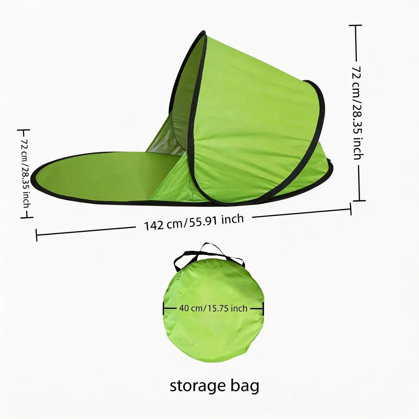 Outdoor portable automatic pop-up beach tent sunshade UV protection camping tent fishing and picnic tent practical tent Wholesla